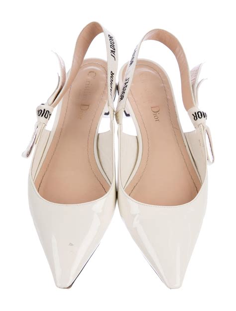 dior slingback heel|christian dior slingback flats.